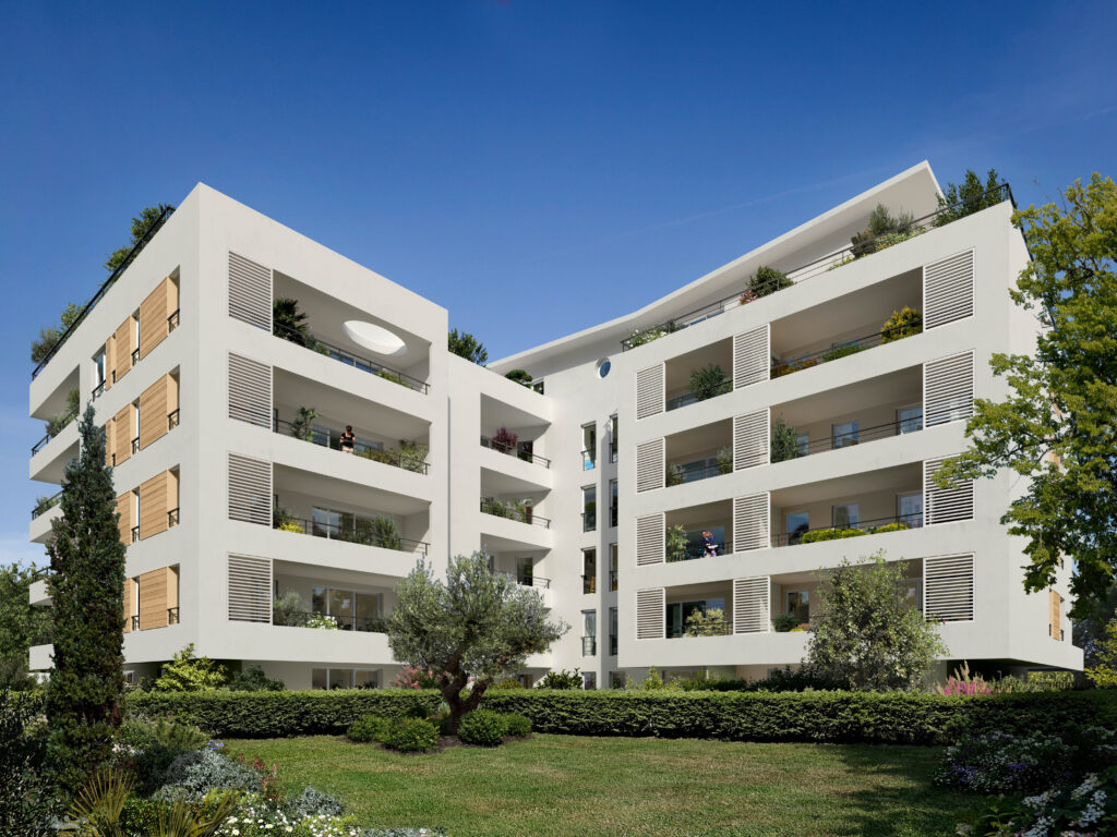 Les Terrasses Borely garden view