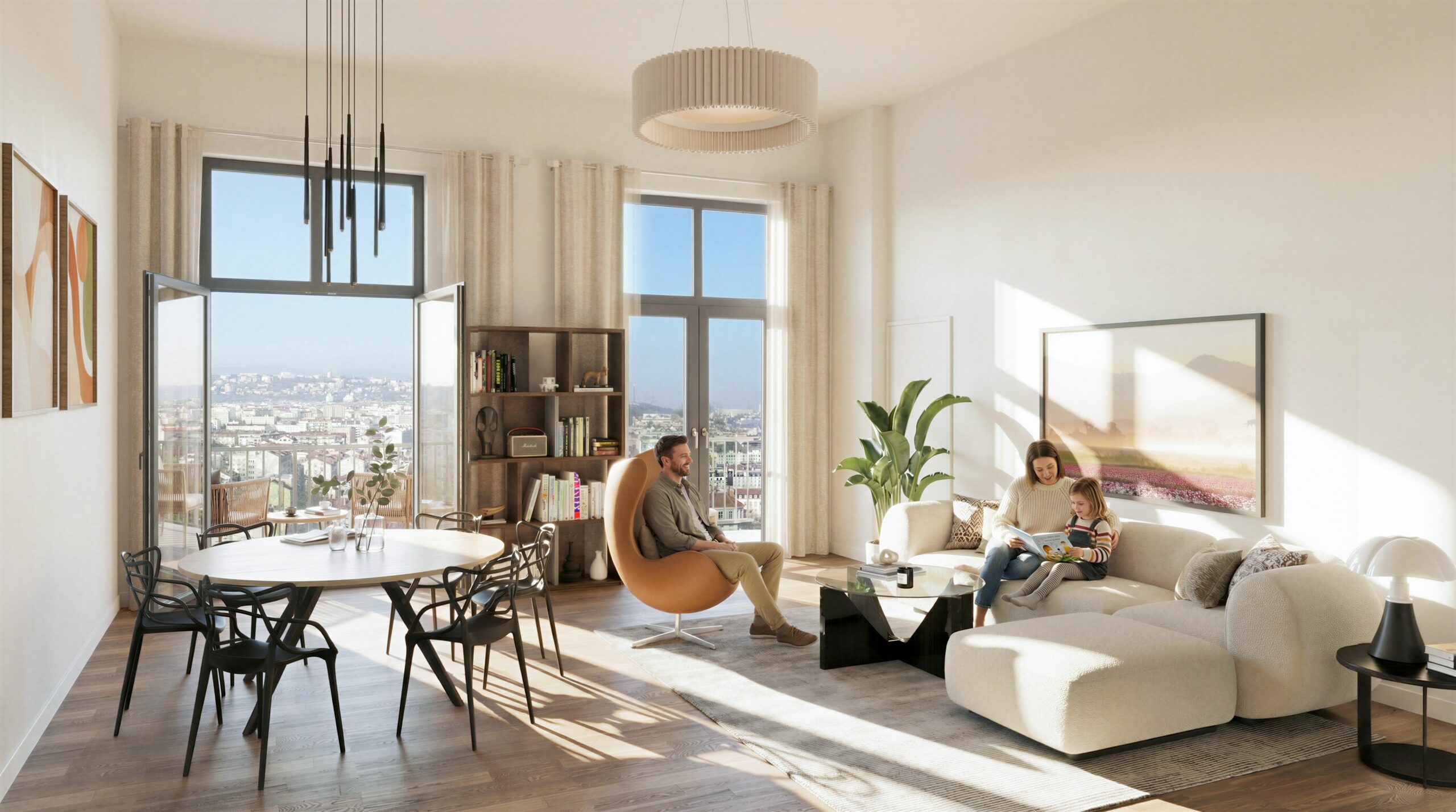 Huitième Art Héritage tower view