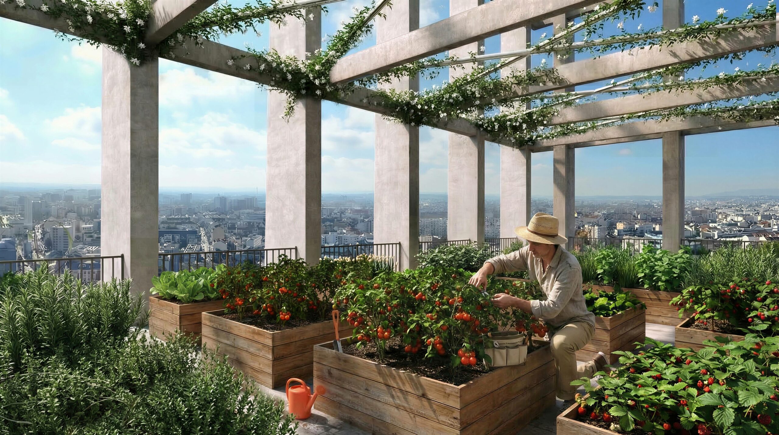 Huitième Art Héritage rooftop garden
