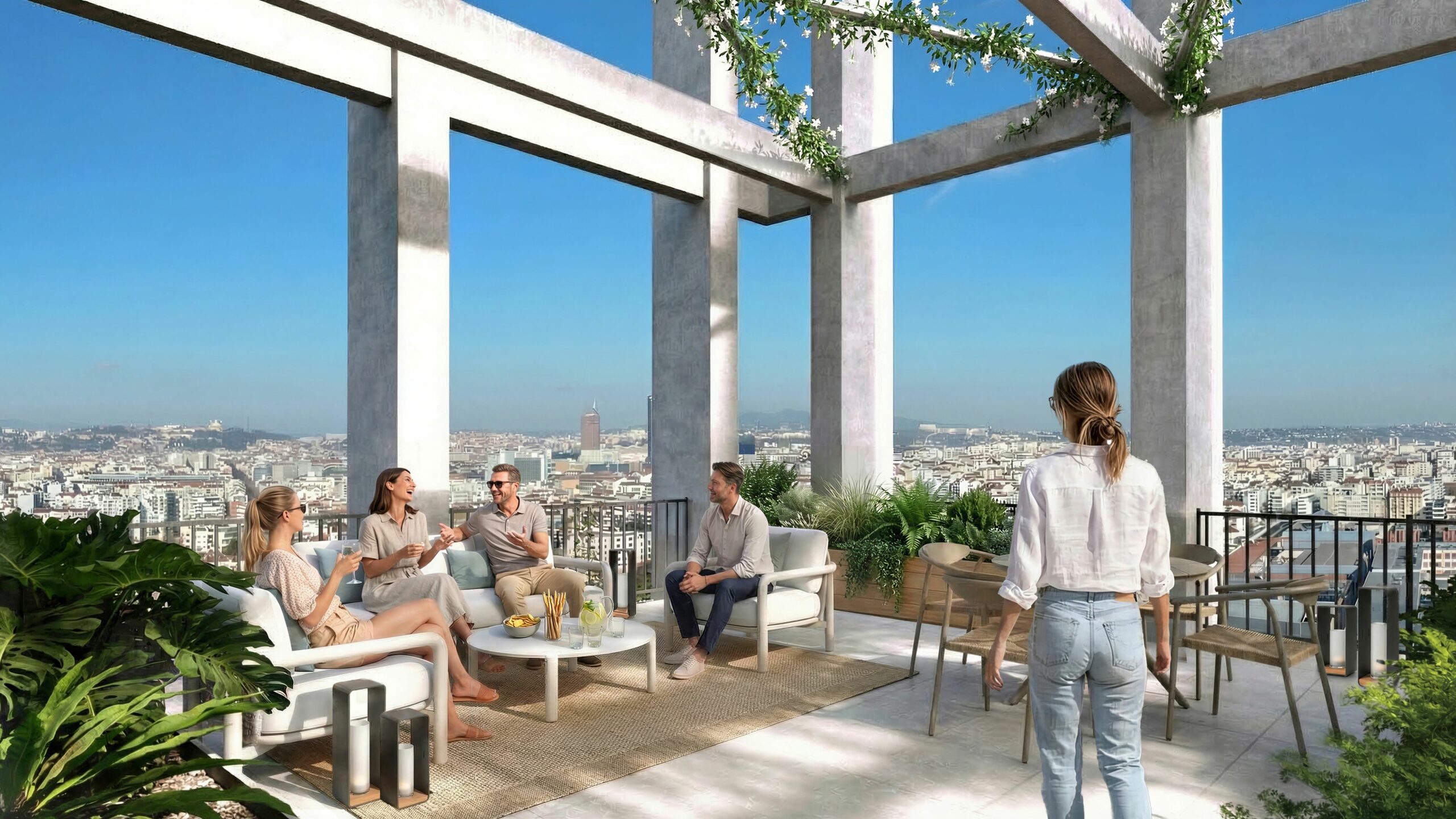Huitième Art Héritage private terrace