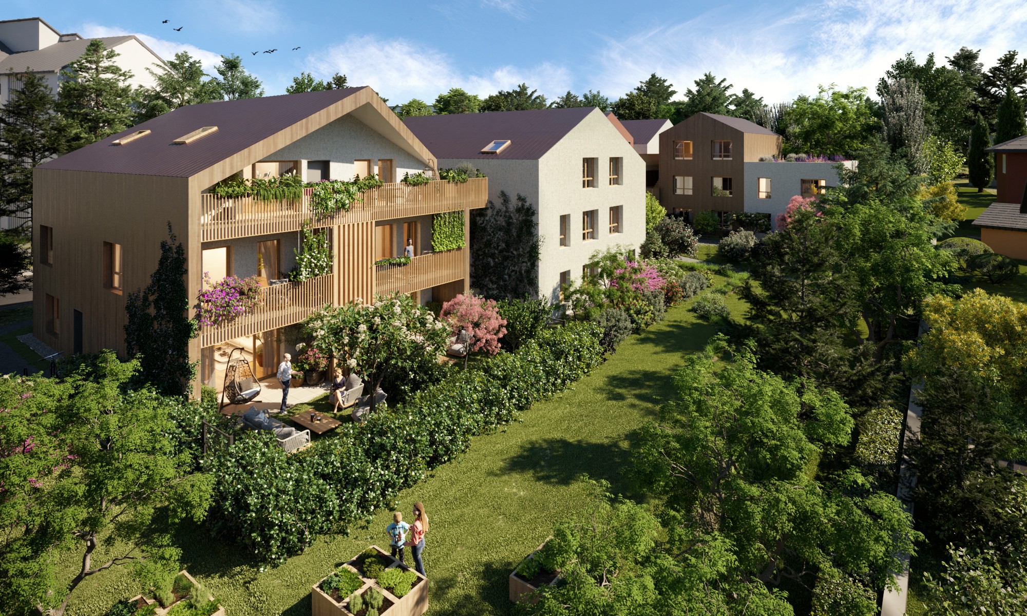 Jardin des Sens garden view